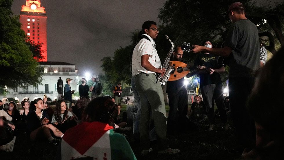 usa students texas gaza